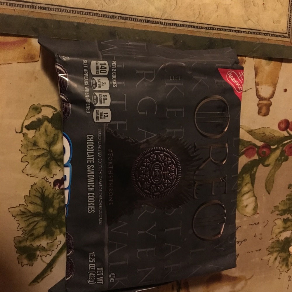 Game of Thrones Oreo edition